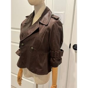 Soft Brown Leather Jacket